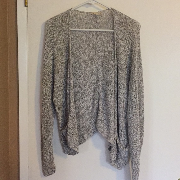 Oversized Heather Gray Cardigan - Picture 3 of 3